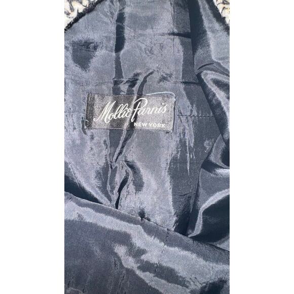 Vintage Mollie Parnis x Saks Fifth Avenue Tweed Dress Black White Gold A-Line - Picture 9 of 16